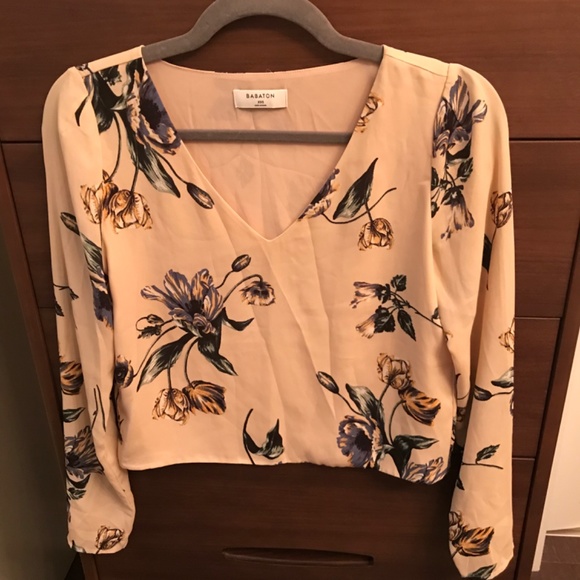 Babaton longsleve Murphy blouse top XXS - Picture 2 of 2